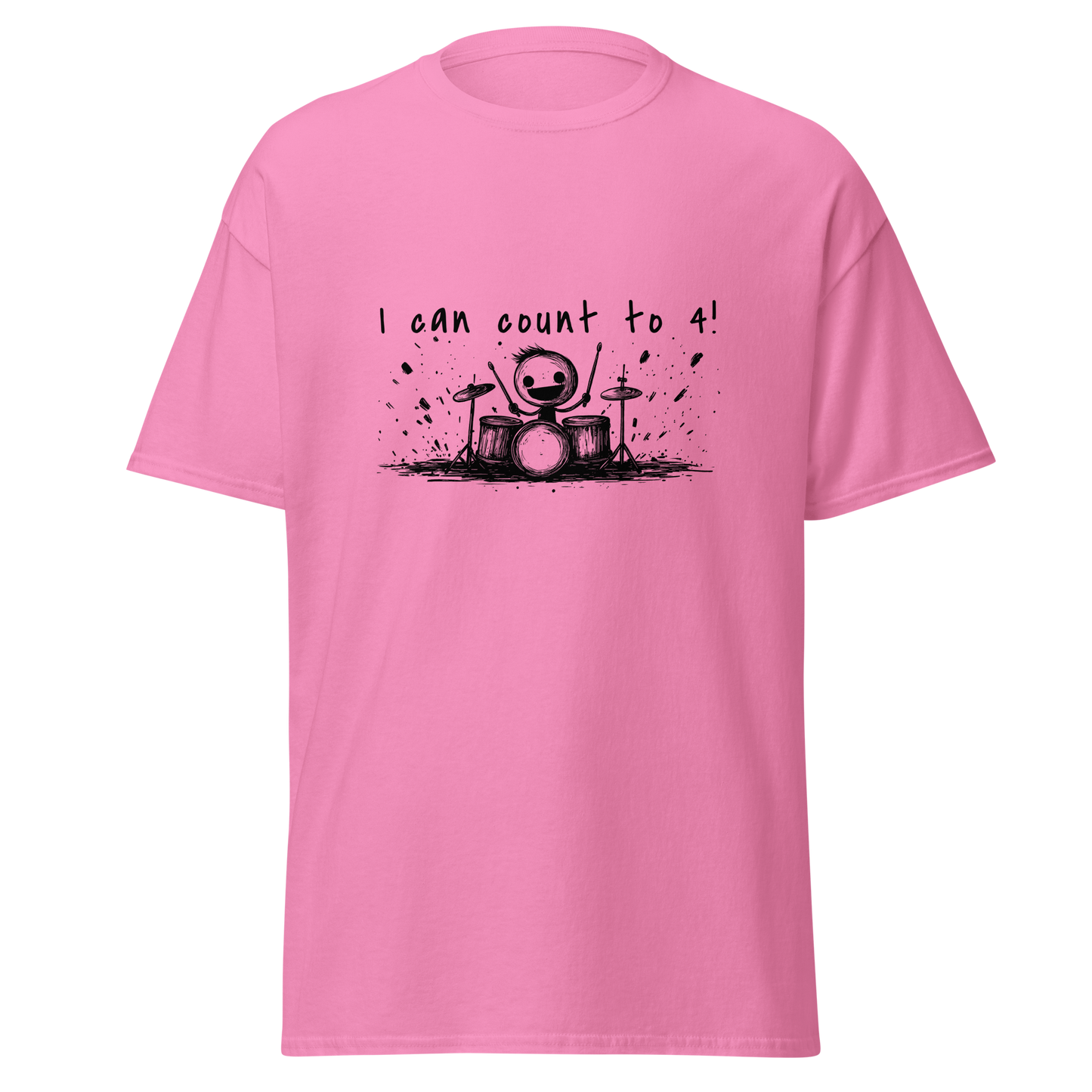 Drummer "I Can Count to 4!" T-Shirt