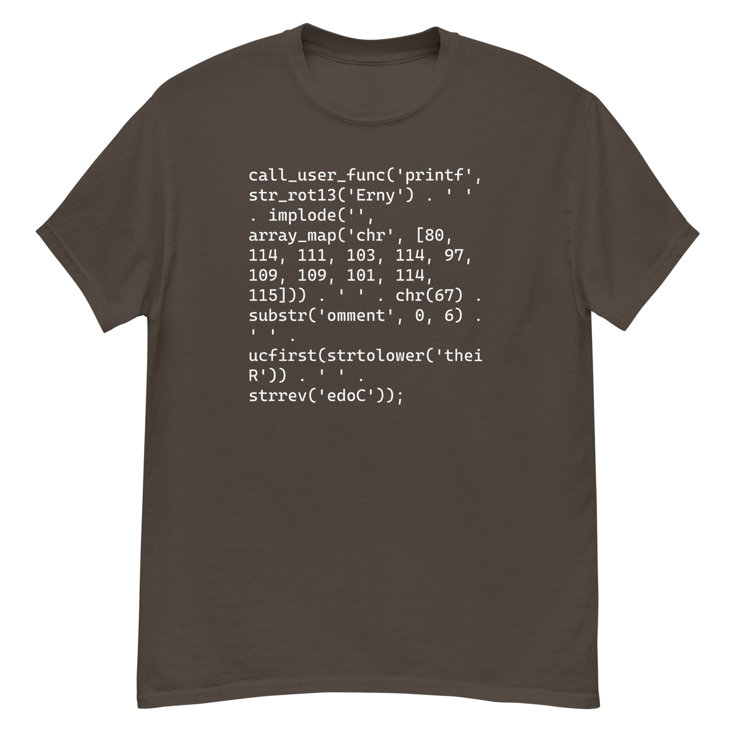 Real Programmers Comment Their Code T-Shirt