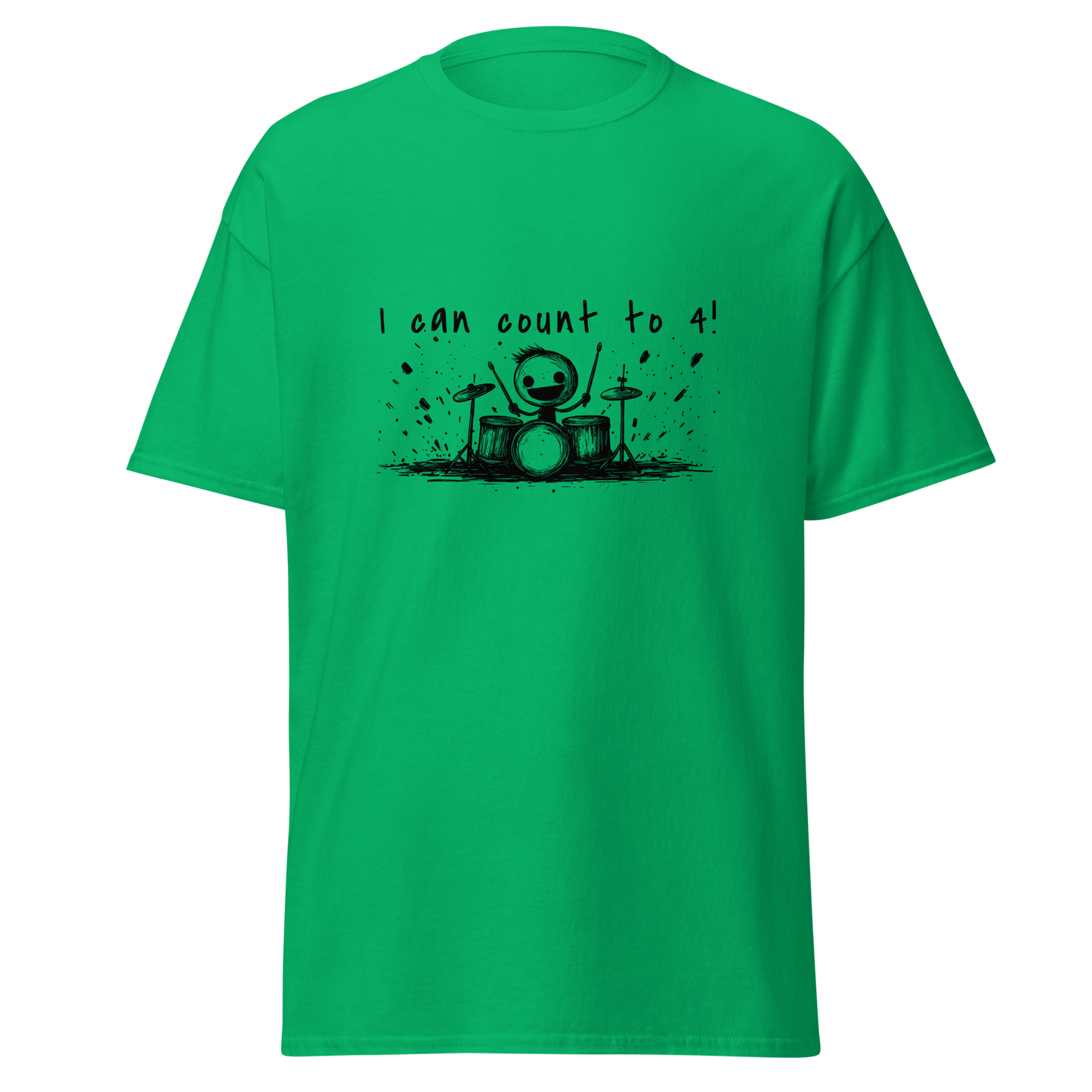 Drummer "I Can Count to 4!" T-Shirt