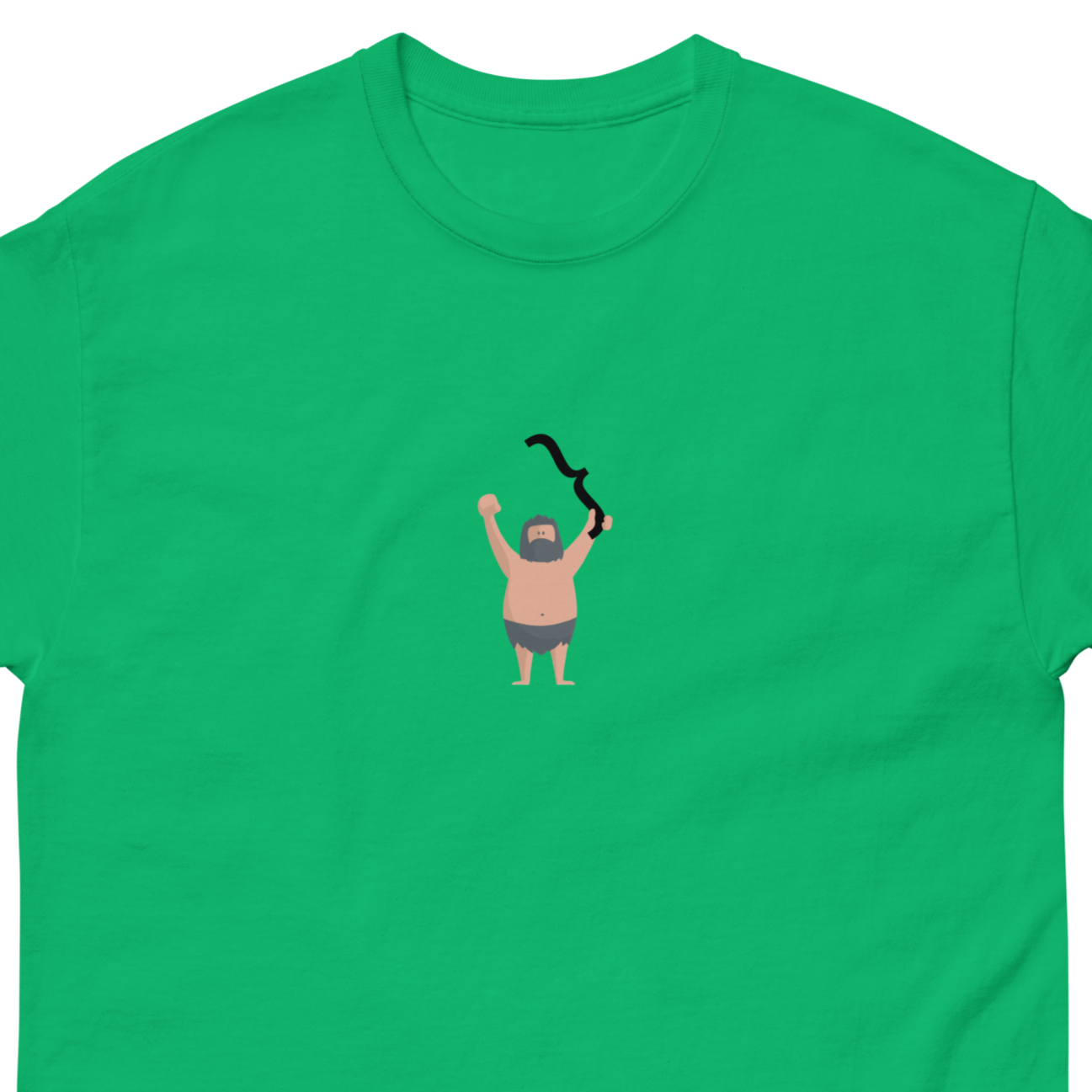 Curly Brace Cave Man T-Shirt