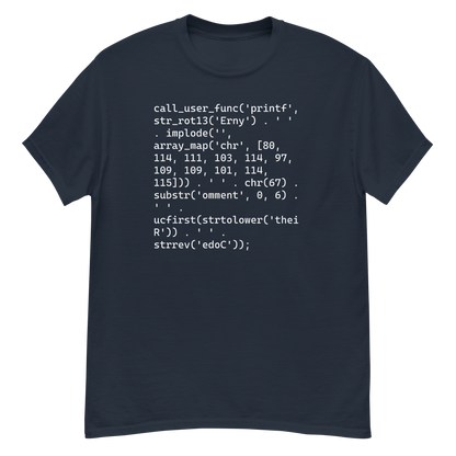 Real Programmers Comment Their Code T-Shirt