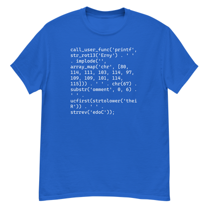 Real Programmers Comment Their Code T-Shirt