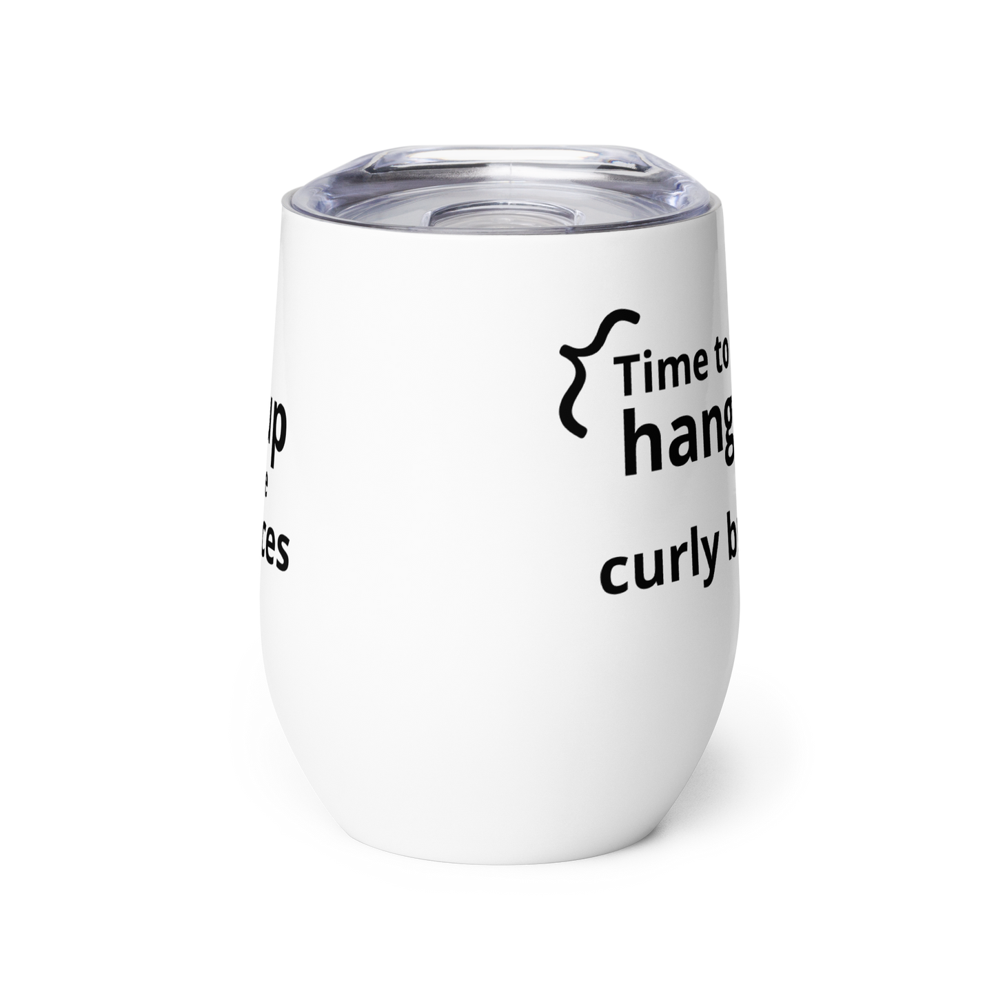 Time To Hang Up The Curly Braces Programmer Retirement/Promotion Tumbler