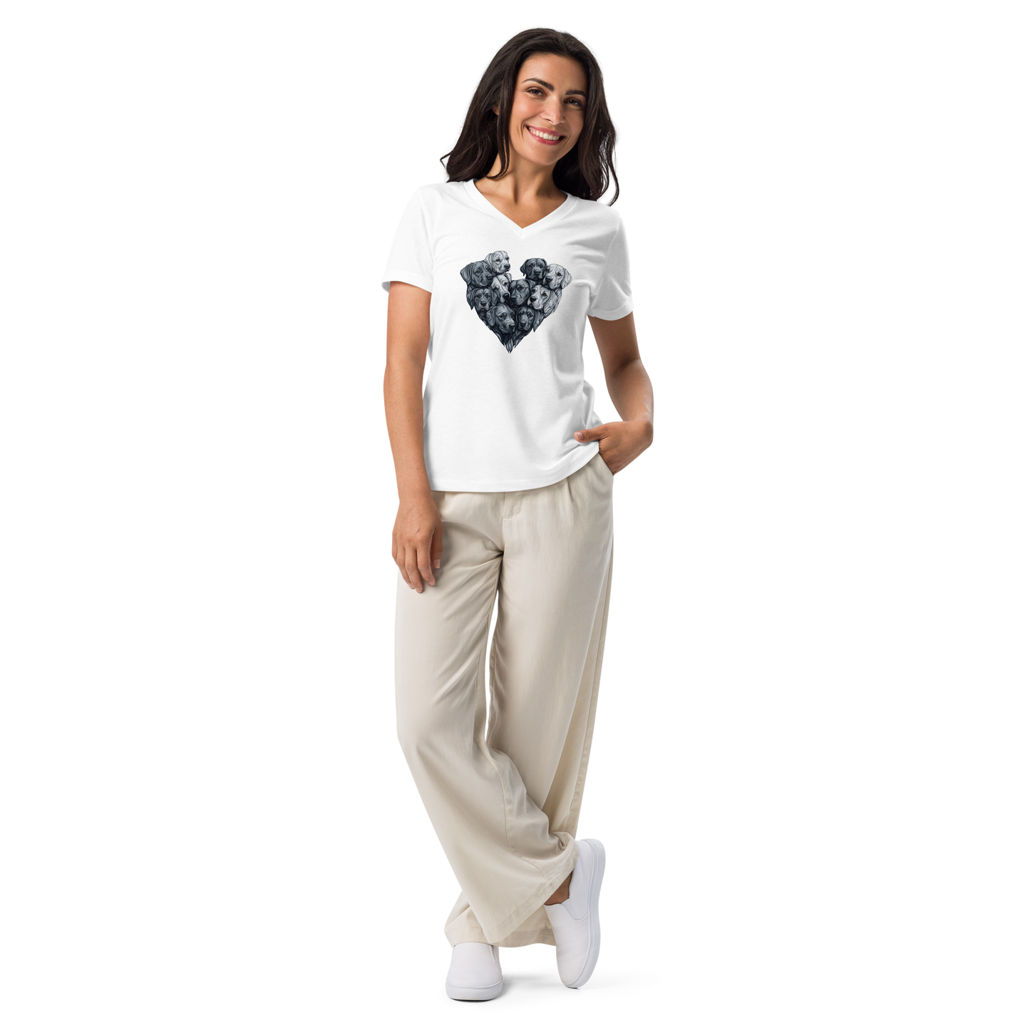 Dog Heart (Foster Love) Women's T-Shirt